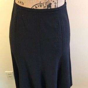 Dressbarn Black Flare Skirt